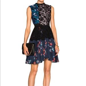 Self-Portrait Nina Pleated Dress